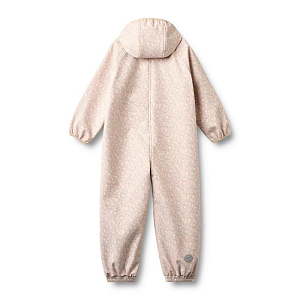 Комбинезон софтшелл Wheat "Limme Rose Shadow Flowers", розовая вуаль